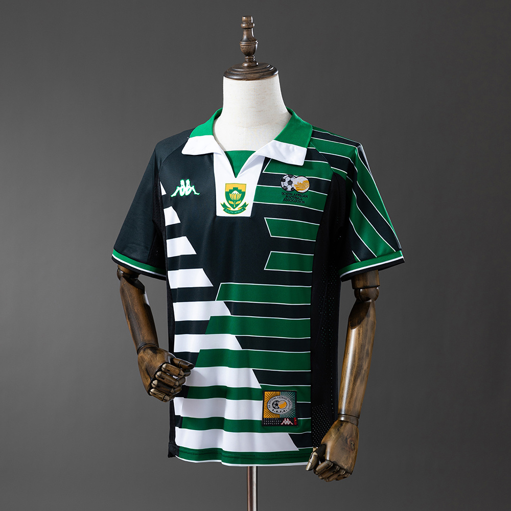 South Africa 1998 Away Retro Jersey – Vintage Replica Football Soccer Shirt – S–XXL