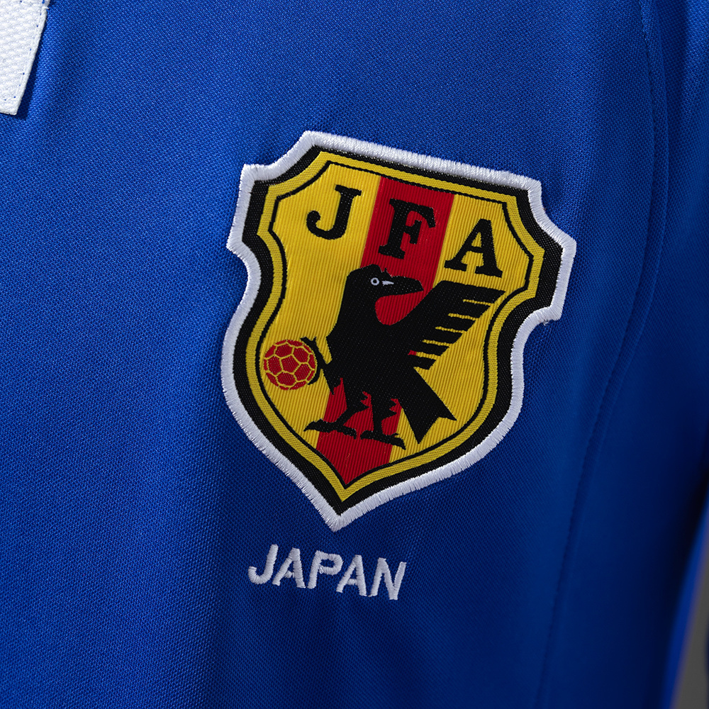 Japan 2000 Home Long Sleeve Retro Jersey – Vintage Replica Football Soccer Shirt – S–XXL