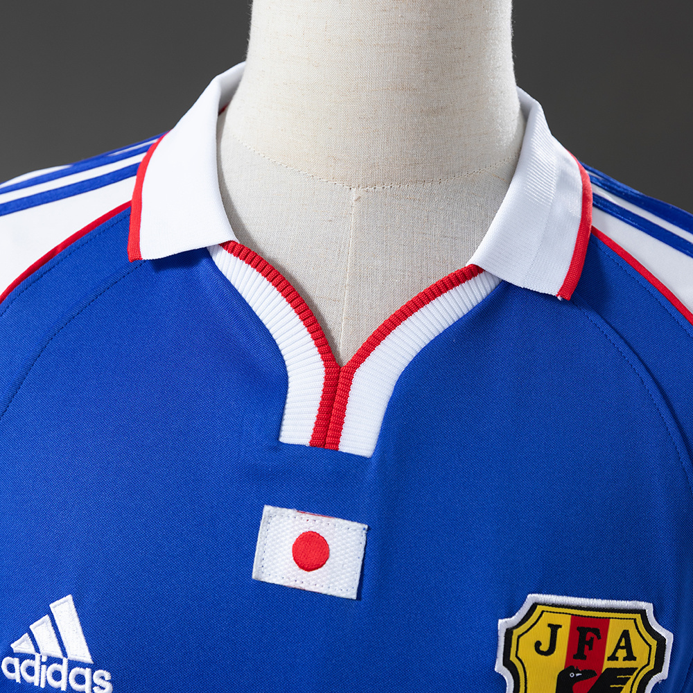 Japan 2000 Home Long Sleeve Retro Jersey – Vintage Replica Football Soccer Shirt – S–XXL