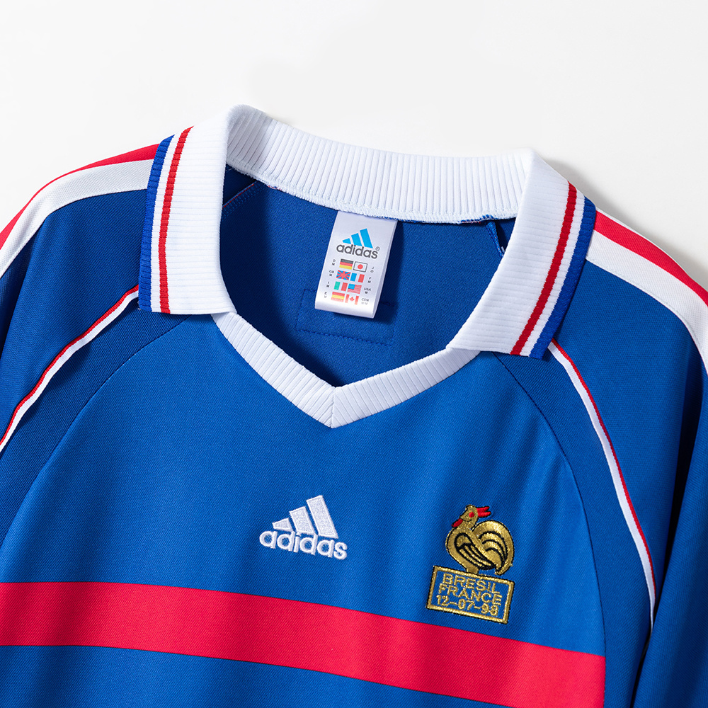 France 1998 French Home Jersey – Replica Football Soccer Shirt – S–XXL