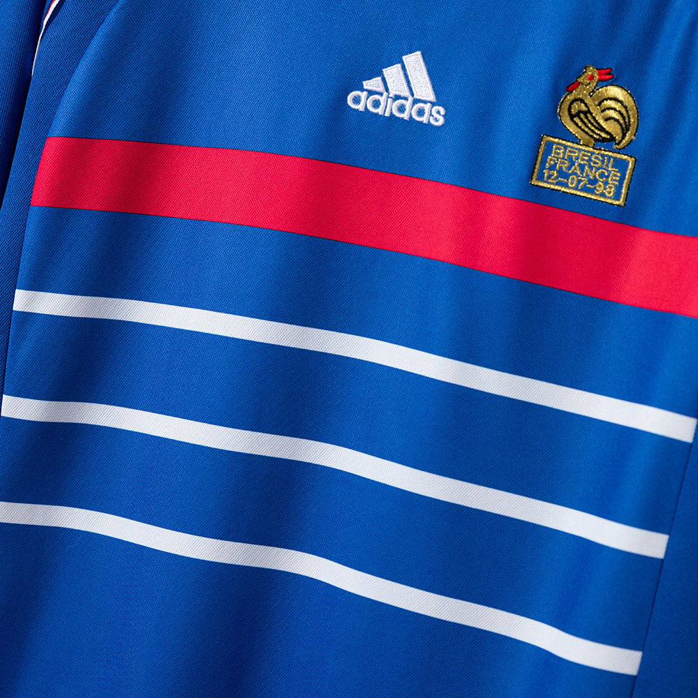 France 1998 French Home Jersey – Replica Football Soccer Shirt – S–XXL