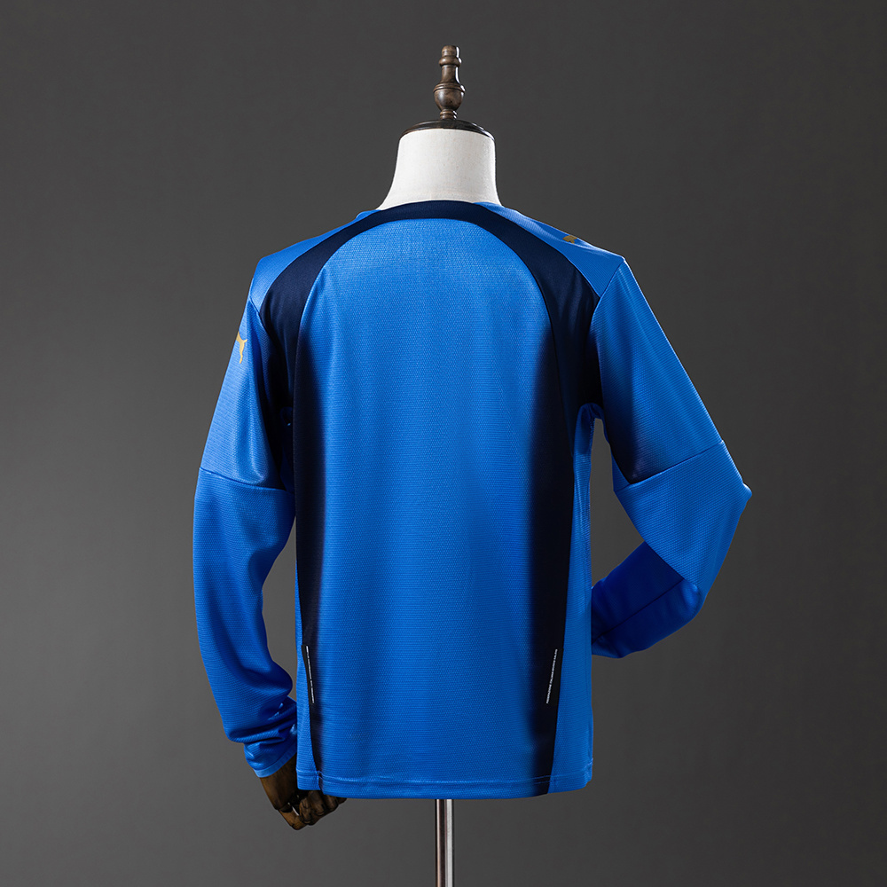 Italy 2006 Home Long Sleeve Retro Jersey – Replica Football Soccer Shirt – S–XXL