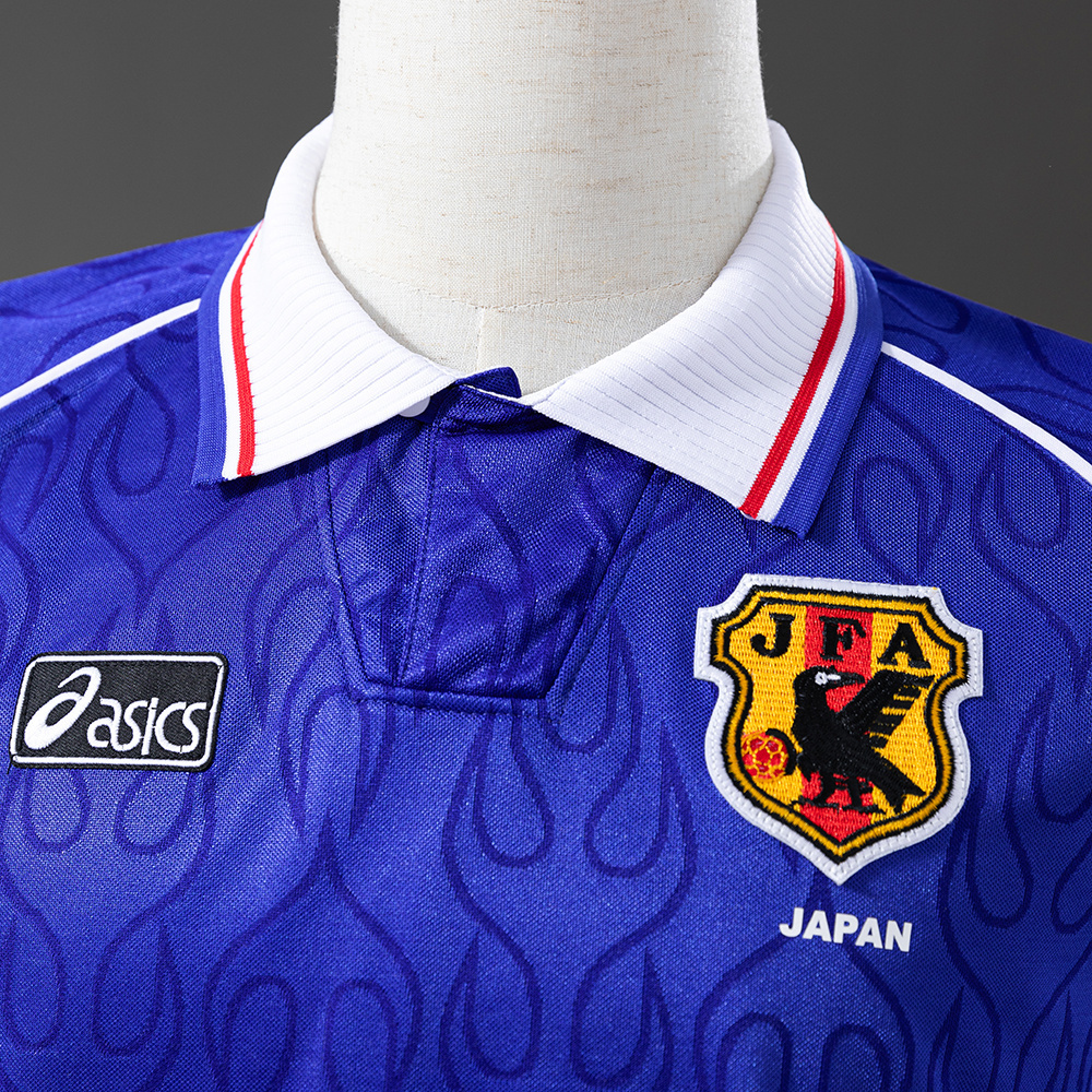 Japan 1998 Home Retro Jersey – Vintage Replica Football Soccer Shirt – S–XXL