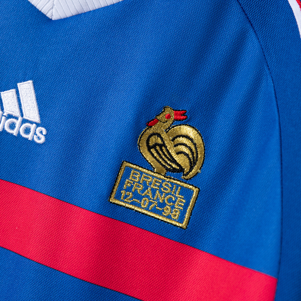 France 1998 French Home Jersey – Replica Football Soccer Shirt – S–XXL