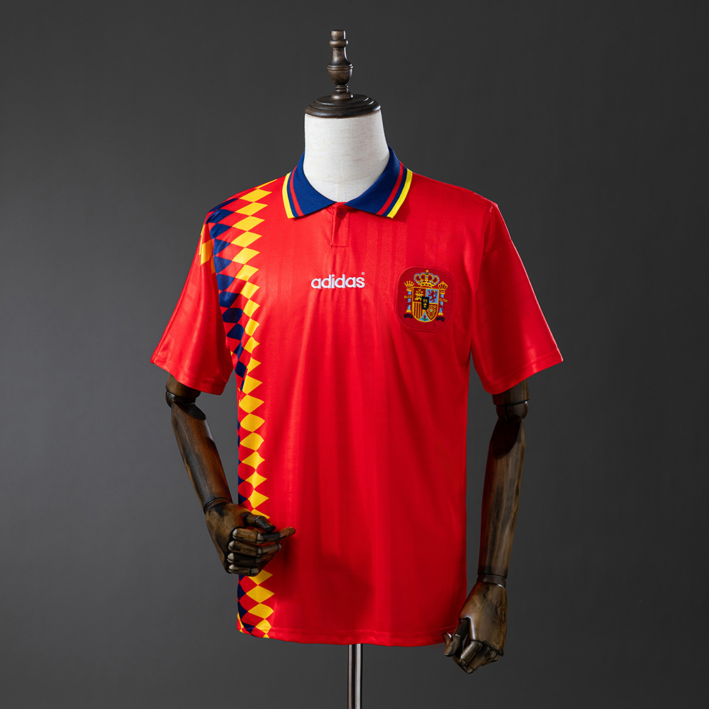 Spain 1994/95 Home Retro Jersey – Replica Football Soccer Shirt – S–XXL