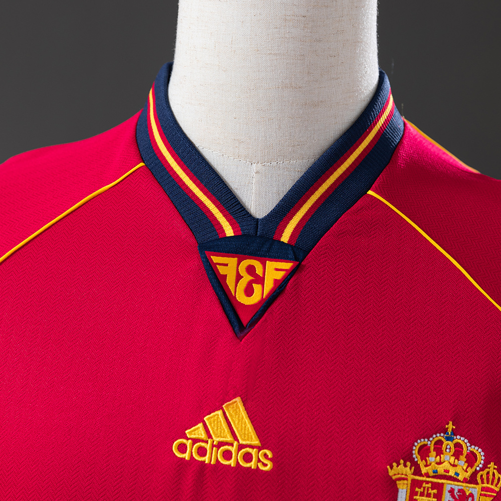 Spain 1998 Home Retro Jersey – Replica Football Soccer Shirt – S–XXL
