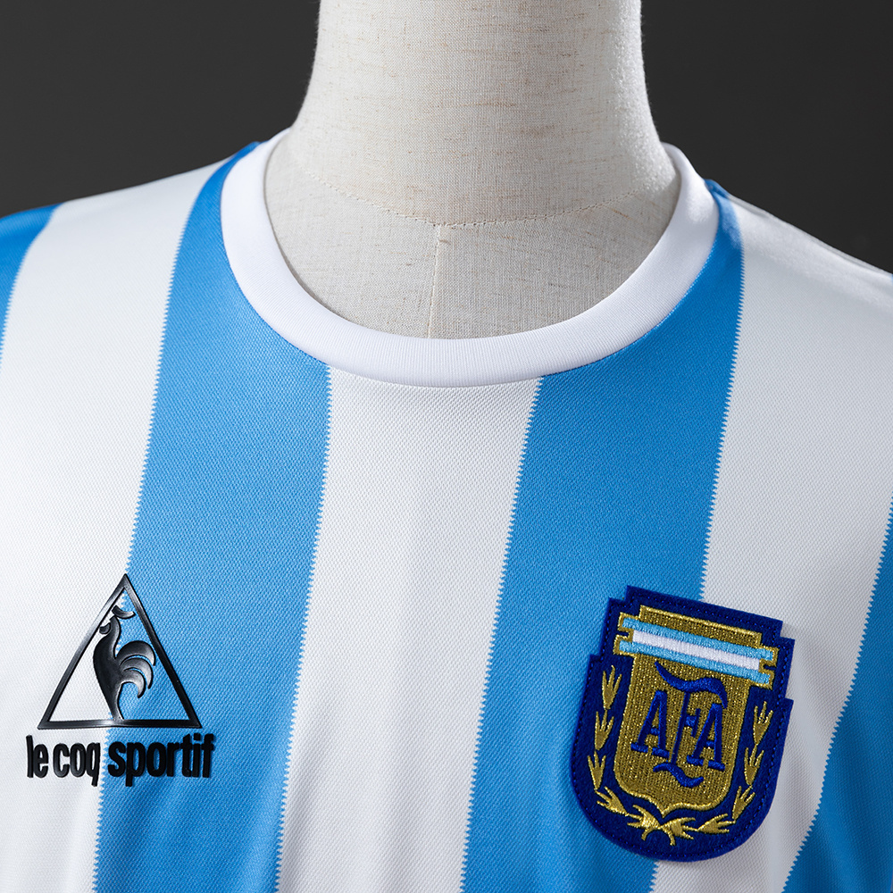 Argentina 1986 Home Retro Jersey – Replica Football Soccer Shirt – S–XXL