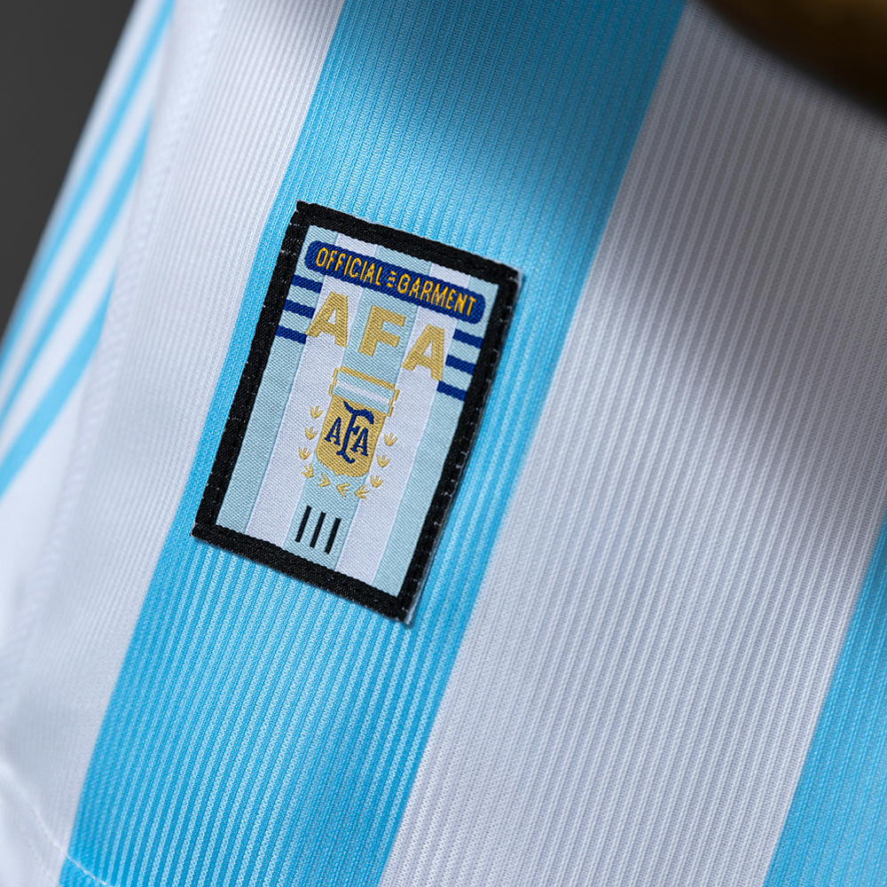 Argentina 1998 Home Long Sleeve Retro Jersey – Replica Football Soccer Shirt – S–XXL