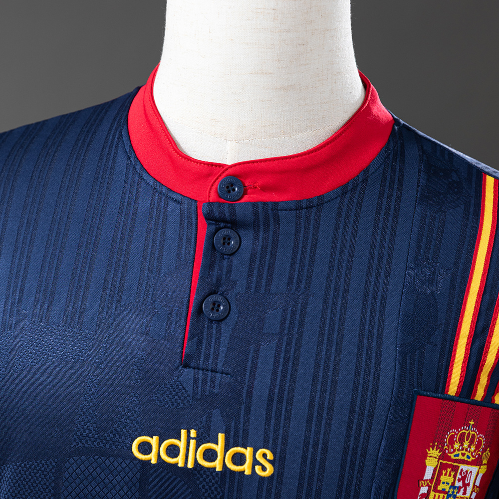 Spain 1996 Away Retro Jersey – Replica Football Soccer Shirt – S–XXL