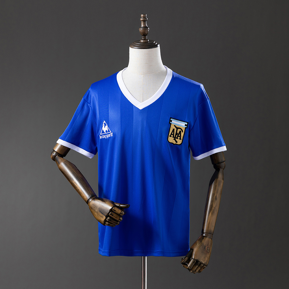 Argentina 1986 Away Retro Jersey – Replica Football Soccer Shirt – S–XXL