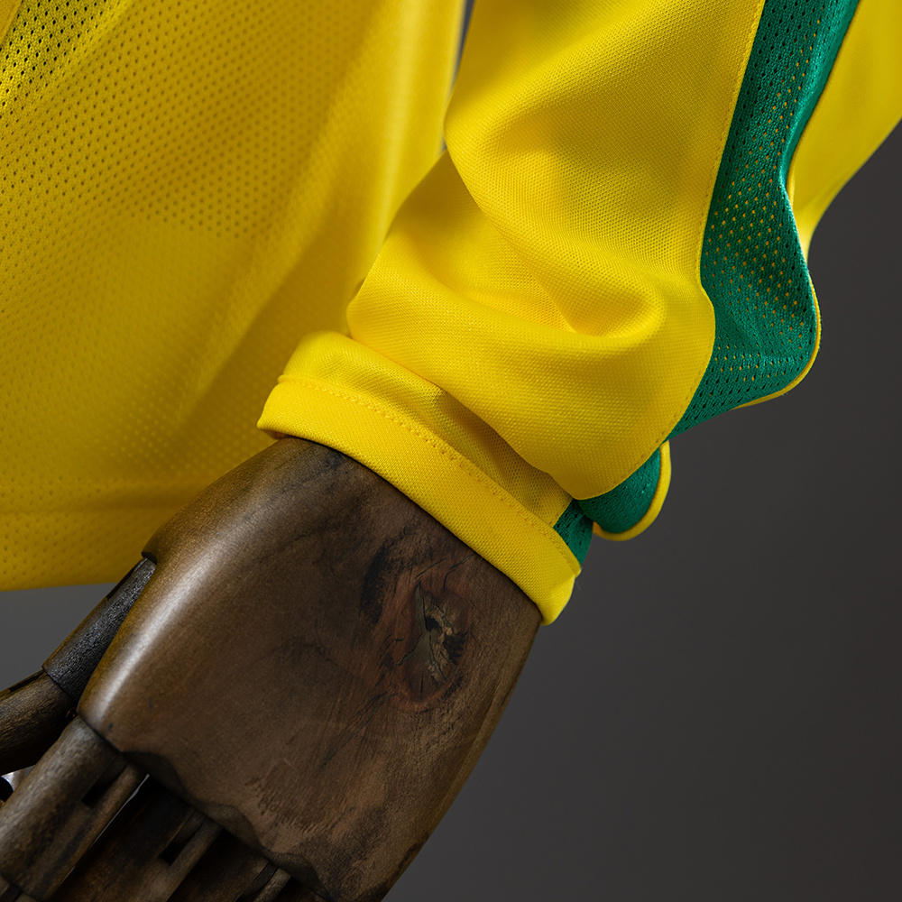 Brazil 2002 Home Long Sleeve Retro Jersey – Replica Football Soccer Shirt – S–XXL