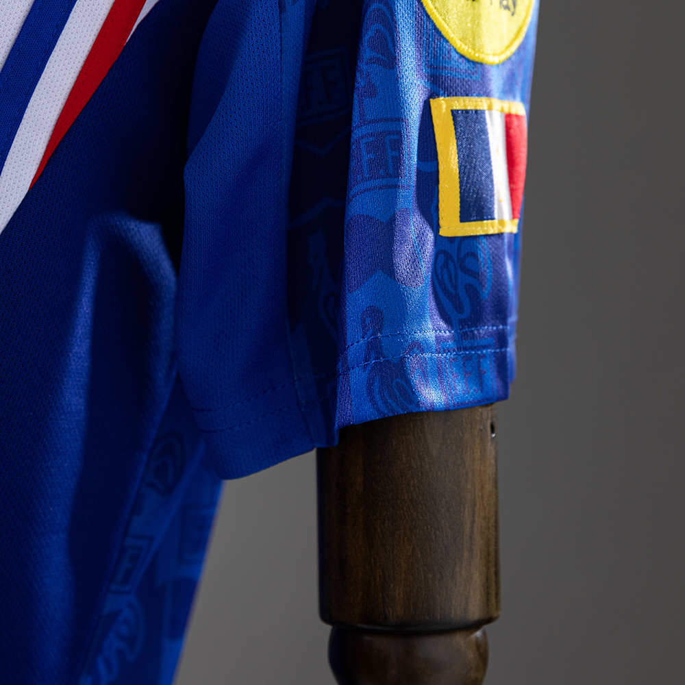 France 1996 Home Retro Jersey – Replica Football Soccer Shirt – S–XXL