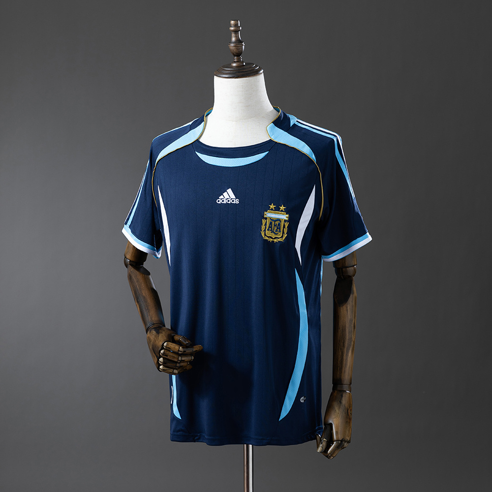 Argentina 2006 Away Retro Jersey – Replica Football Soccer Shirt – S–XXL