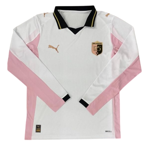 Palermo 125° Anniversary 2025/2026 Long Sleeve Jersey – Replica Football Soccer Shirt – S–2XL