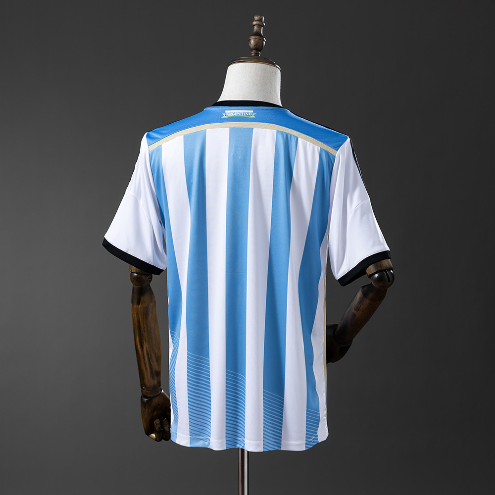 Argentina 2014 Home Retro Jersey – Replica Football Soccer Shirt – S–XXL