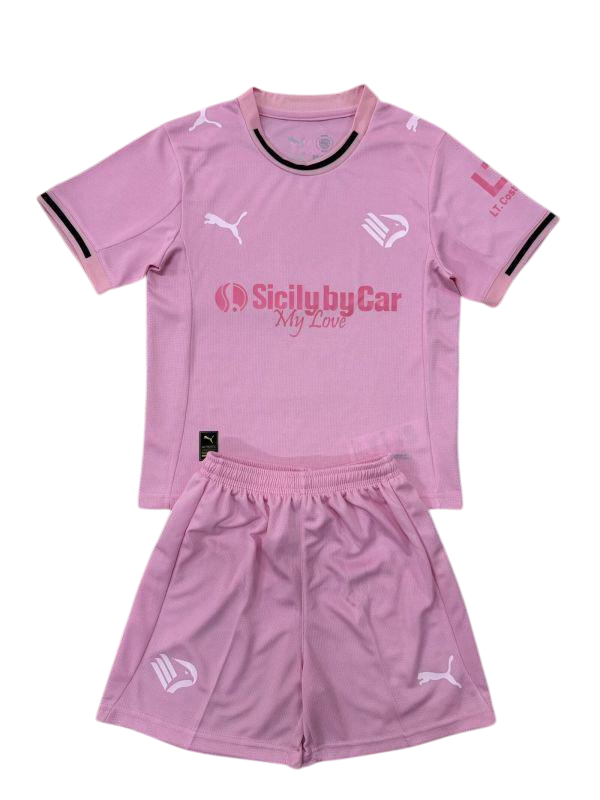 Palermo 2025/2026 Kids Kit – Replica Football Soccer Outfit – Size 16–28