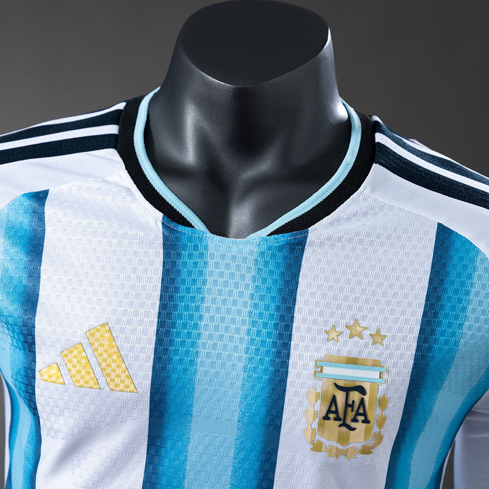 Argentina 2026 Home Long Sleeve Player Version Jersey – Replica Football Soccer Shirt – S–4XL