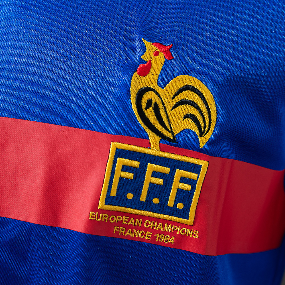 France 1984 Home Retro Jersey – Replica Football Soccer Shirt – S–XXL
