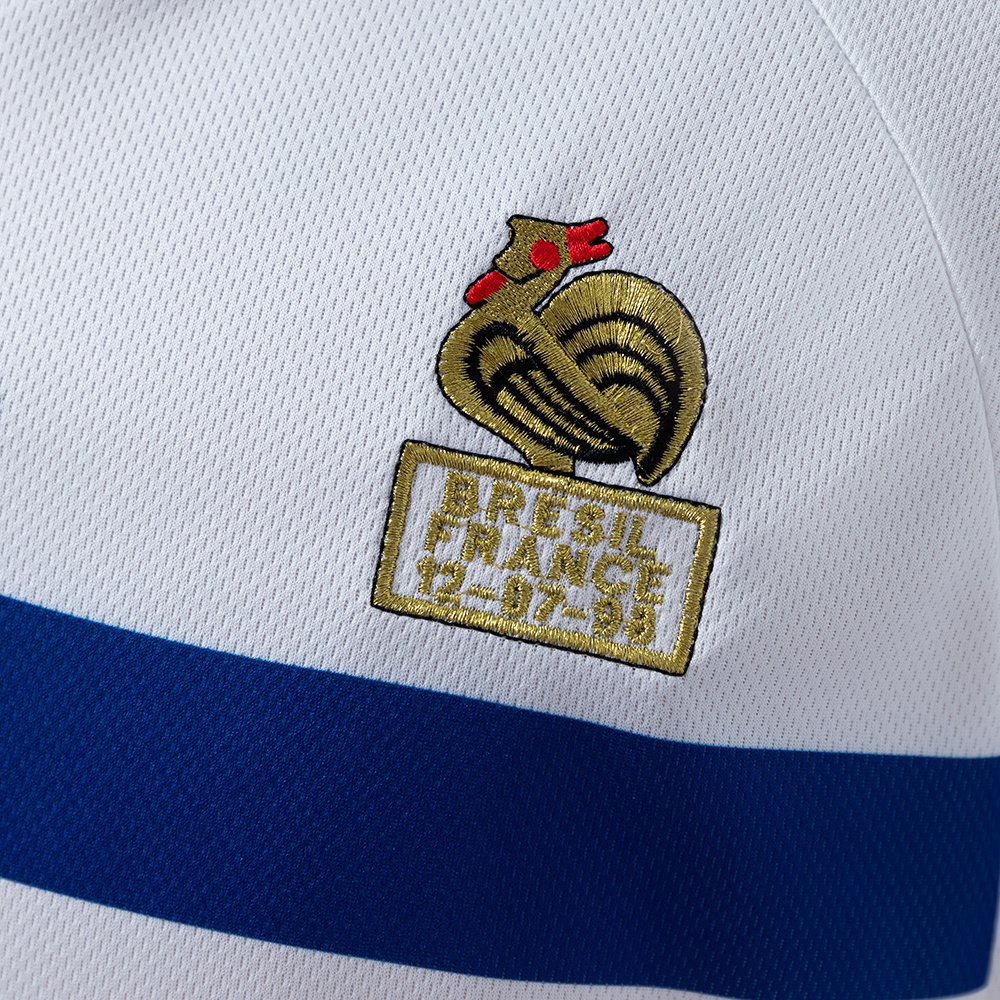 France 1998 Away Long Sleeve Retro Jersey – Replica Football Soccer Shirt – S–XXL