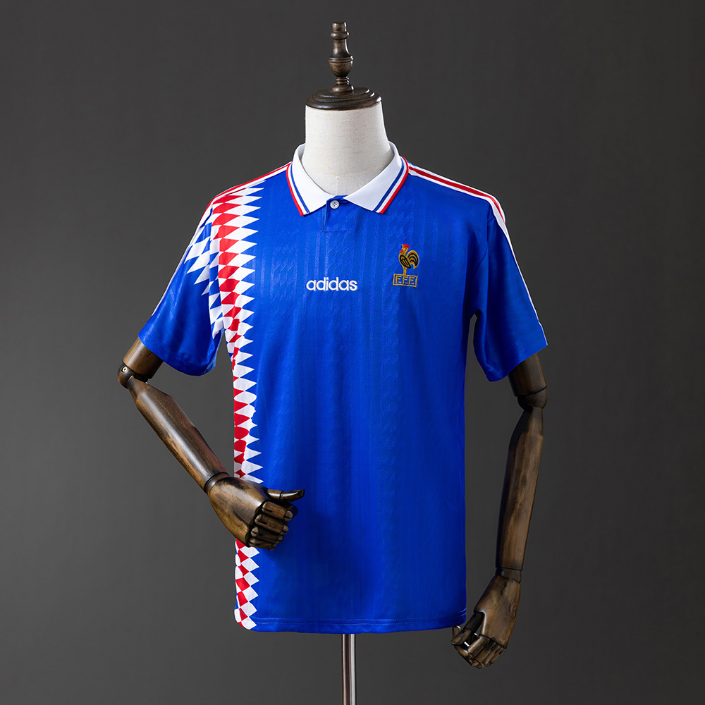 France 1994 Home Retro Jersey – Replica Football Soccer Shirt – S–XXL