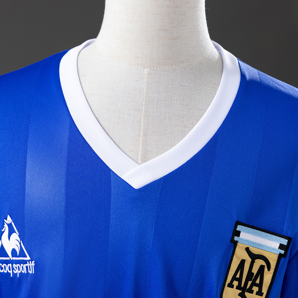 Argentina 1986 Away Retro Jersey – Replica Football Soccer Shirt – S–XXL