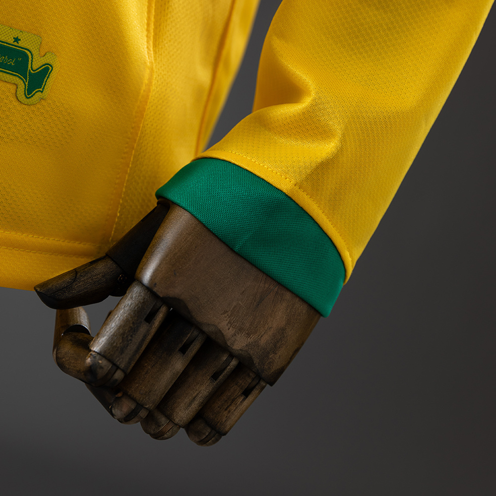 Brazil 2006 Home Long Sleeve Retro Jersey – Replica Football Soccer Shirt – S–XXL