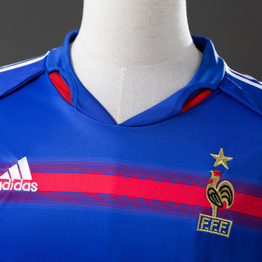 France 2004 Home Retro Jersey – Replica Football Soccer Shirt – S–XXL