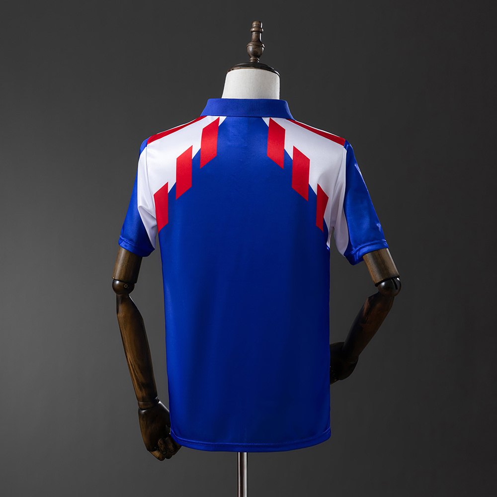 France 1990 Home Retro Jersey – Replica Football Soccer Shirt – S–XXL