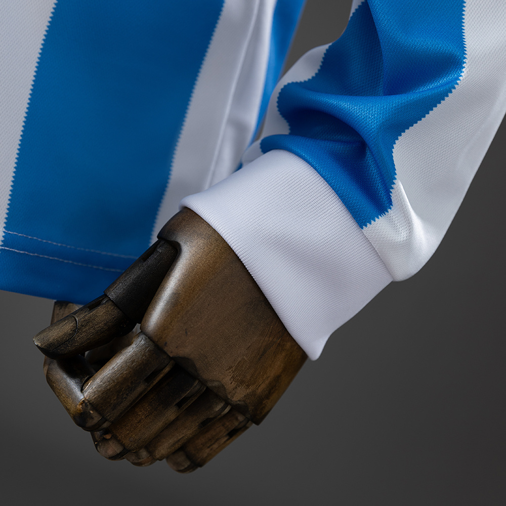 Argentina 1986 Home Long Sleeve Retro Jersey – Replica Football Soccer Shirt – S–XXL