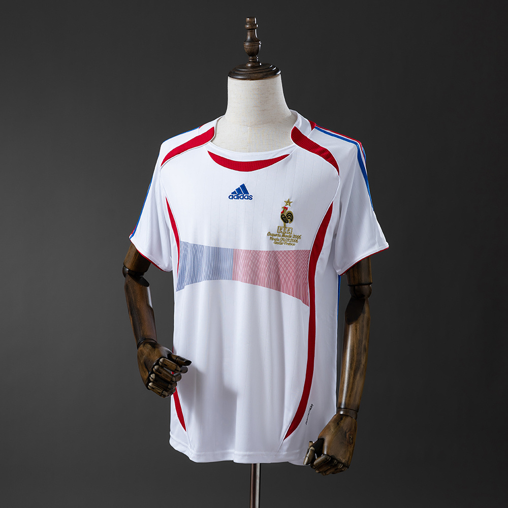 France 2006 Away Retro Jersey – Replica Football Soccer Shirt – S–XXL
