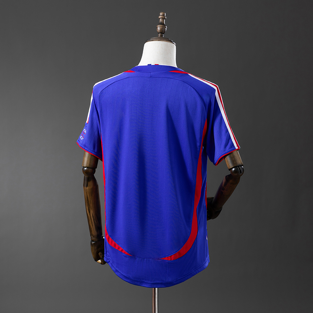 France 2006 Home Retro Jersey – Replica Football Soccer Shirt – S–XXL