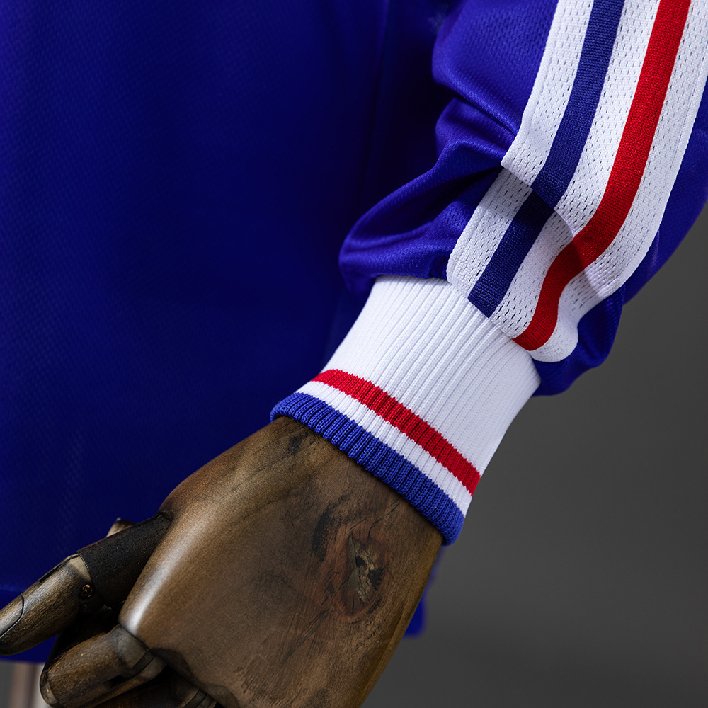 France 1998 Home Long Sleeve Retro Jersey – Replica Football Soccer Shirt – S–XXL