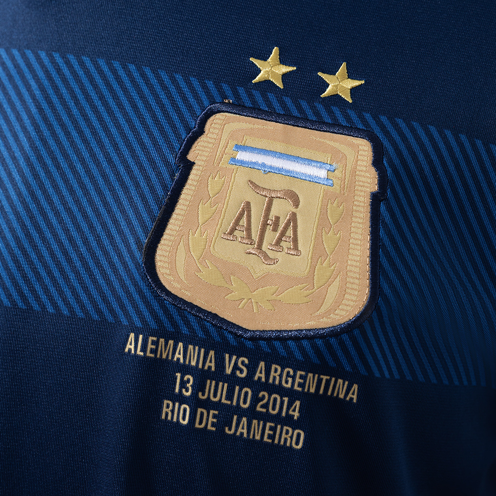Argentina 2014 Away Long Sleeve Retro Jersey – Replica Football Soccer Shirt – S–XXL