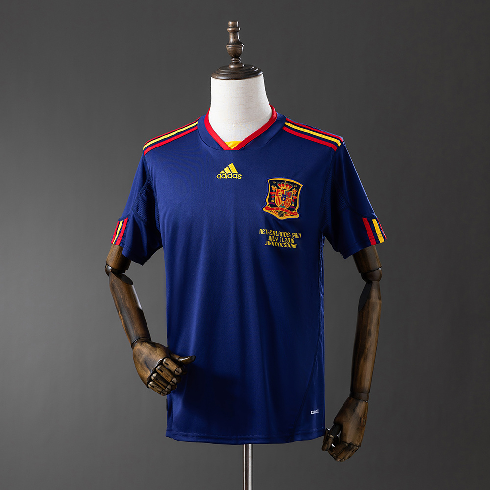 Spain 2010 Away Retro Jersey – Replica Football Soccer Shirt – S–XXL