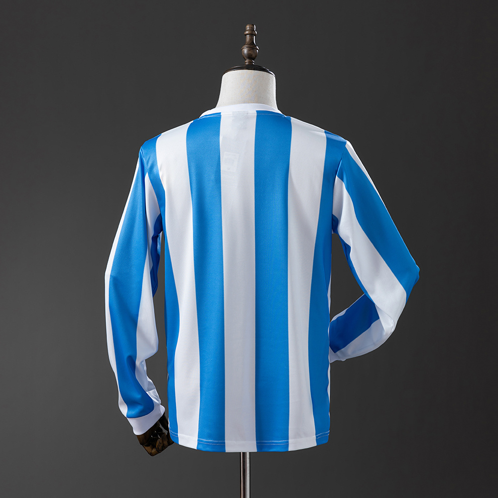 Argentina 1986 Home Long Sleeve Retro Jersey – Replica Football Soccer Shirt – S–XXL