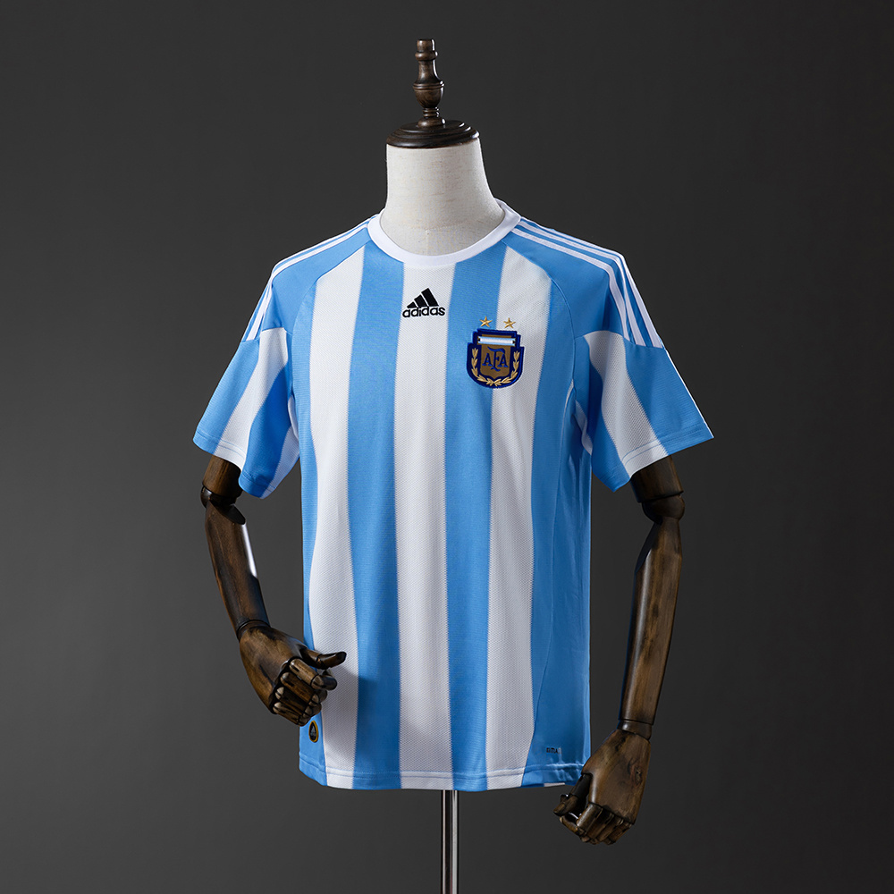 Argentina 2010 Home Retro Jersey – Replica Football Soccer Shirt – S–XXL