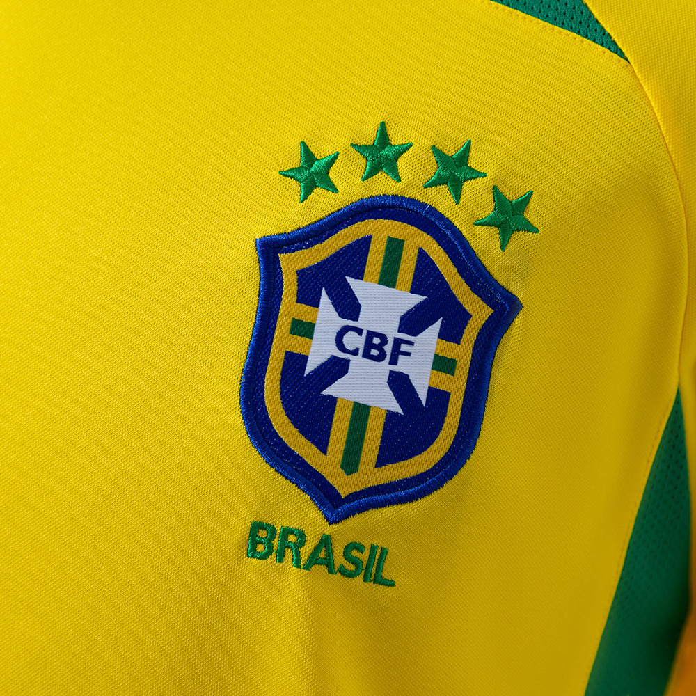 Brazil 2002 Home Long Sleeve Retro Jersey – Replica Football Soccer Shirt – S–XXL
