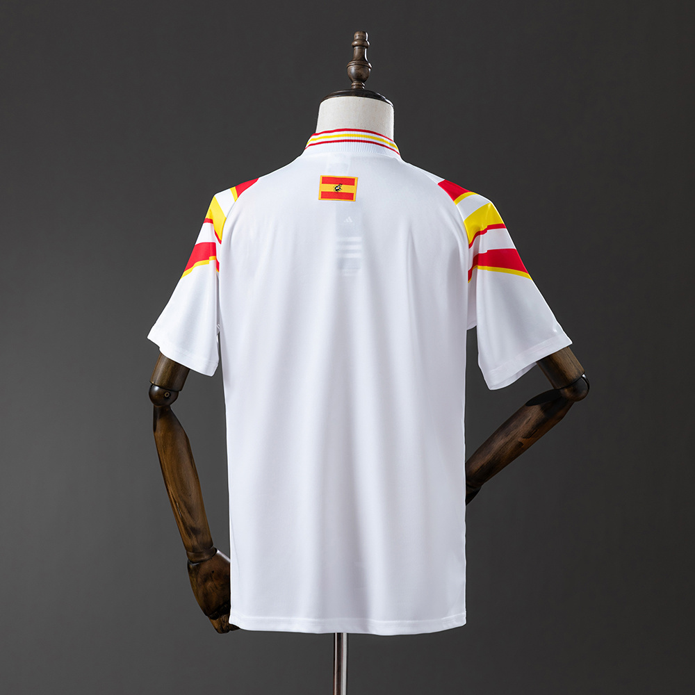 Spain 1996 Away Retro Jersey – Replica Football Soccer Shirt – S–XXL