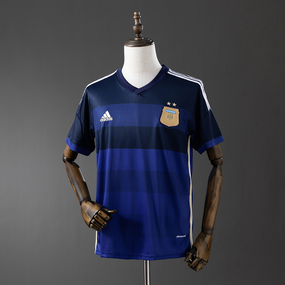 Argentina 2014 Away Retro Jersey – Replica Football Soccer Shirt – S–XXL