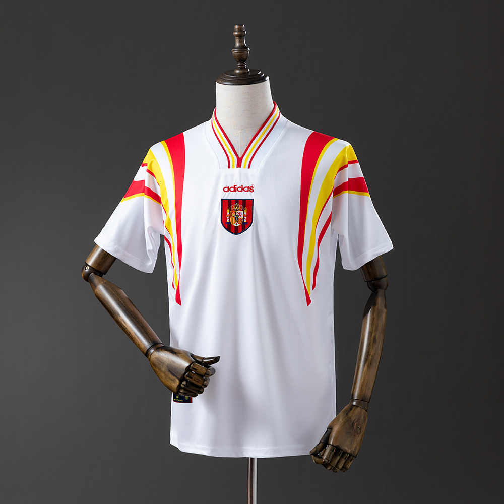 Spain 1996 Away Retro Jersey – Replica Football Soccer Shirt – S–XXL
