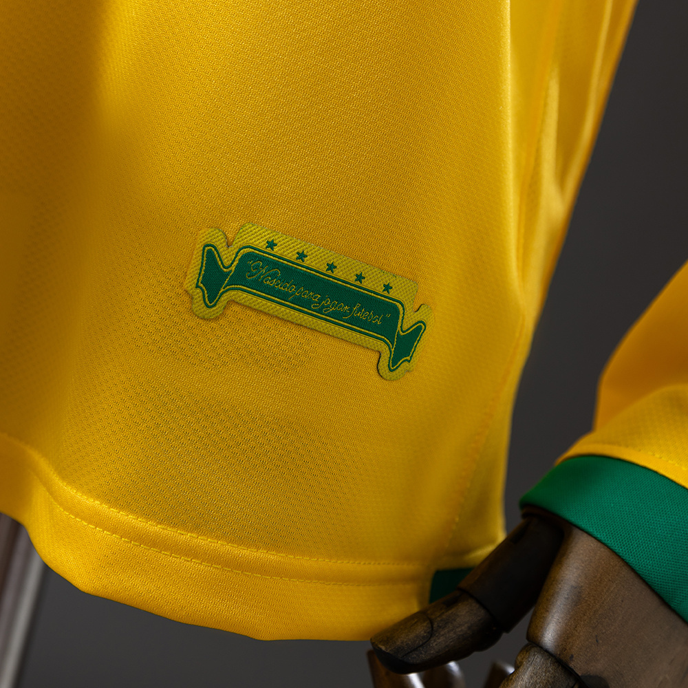 Brazil 2006 Home Long Sleeve Retro Jersey – Replica Football Soccer Shirt – S–XXL