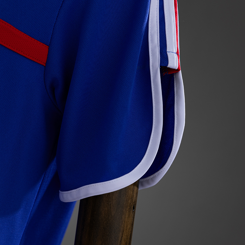 France 2000 Home Retro Jersey – Replica Football Soccer Shirt – S–XXL