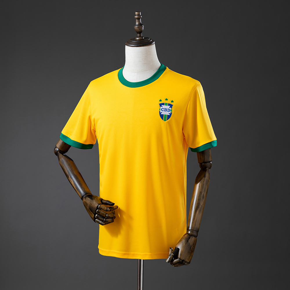 Brazil 1971 Home Retro Jersey – Replica Football Soccer Shirt – S–XXL