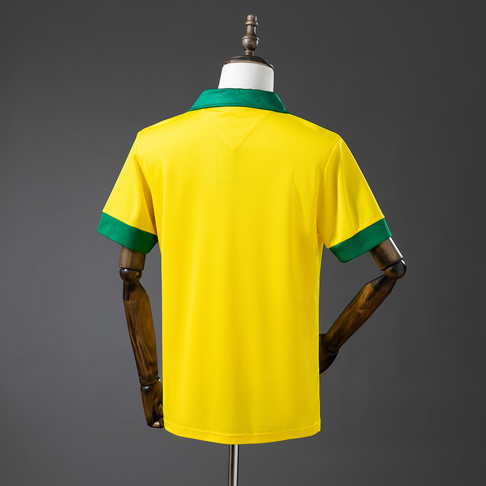 Brazil 1958 Home Retro Jersey – Replica Football Soccer Shirt – S–XXL