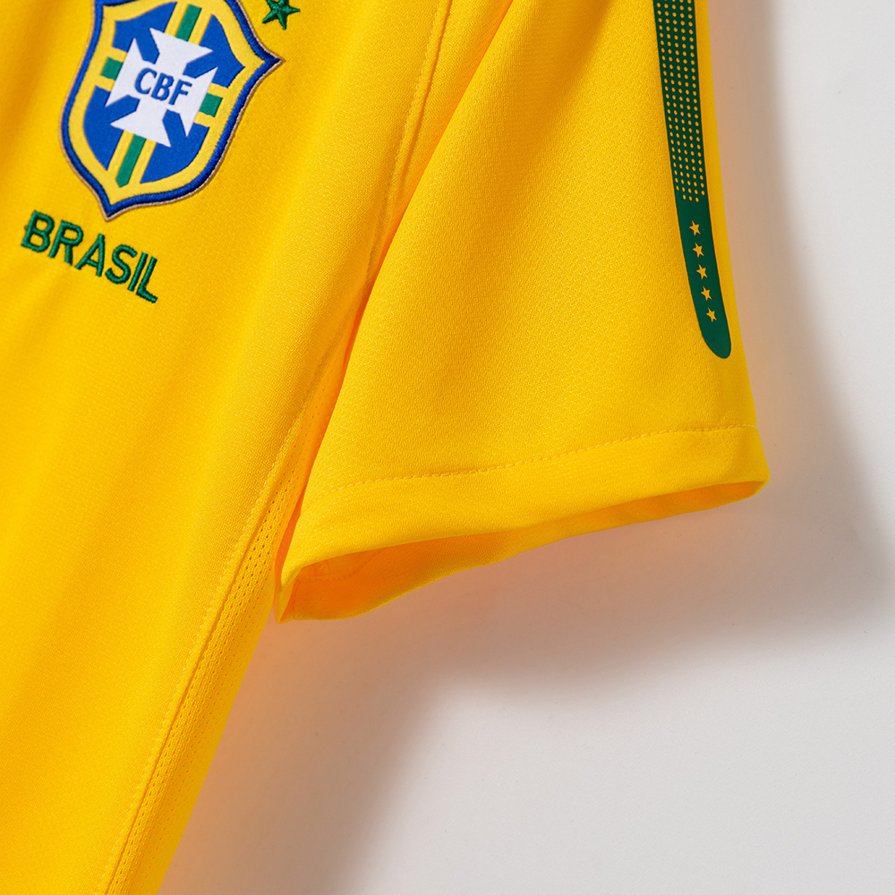 Retro 2010 Brazil home – Replica Football Soccer Shirt – S–XXL