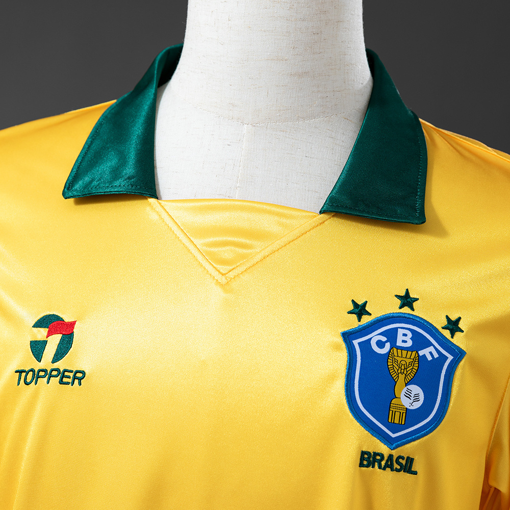 Brazil 1988/90 Home Retro Jersey – Replica Football Soccer Shirt – S–XXL