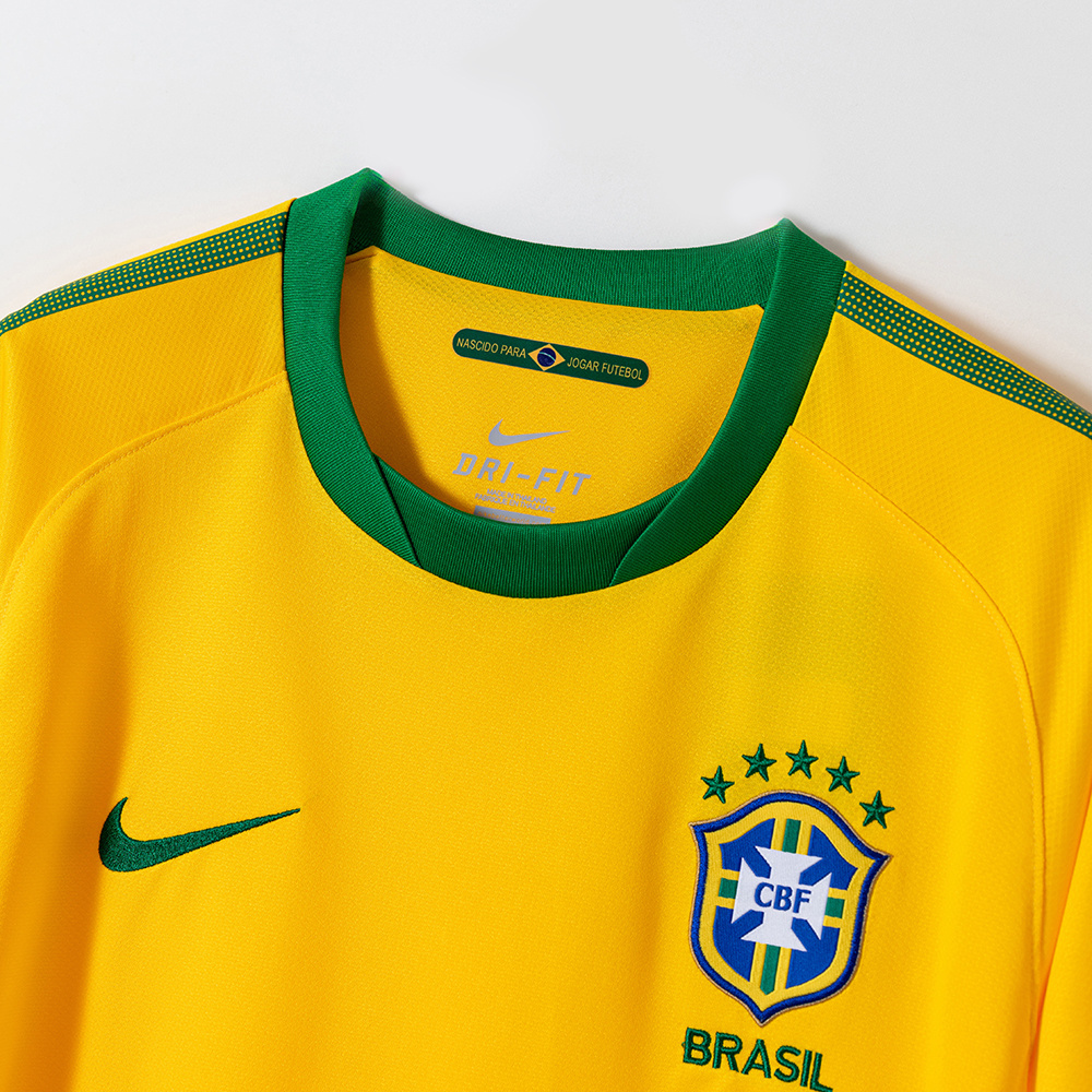 Retro 2010 Brazil home – Replica Football Soccer Shirt – S–XXL