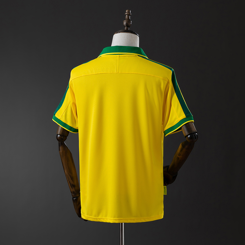 Brazil 1997 Home Retro Jersey – Replica Football Soccer Shirt – S–XXL