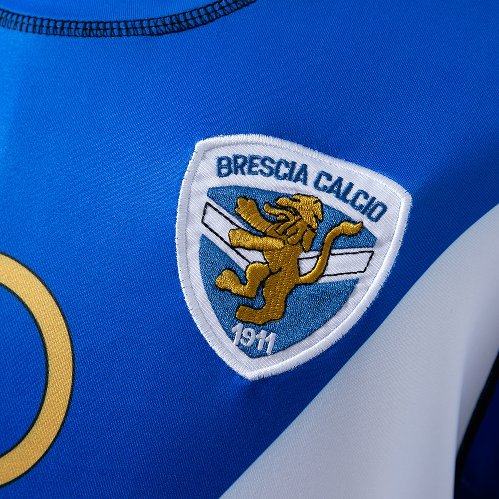 Brescia Calcio 2003/2004 Long Sleeve Home Retro Jersey – Replica Football Soccer Shirt – S–XXL