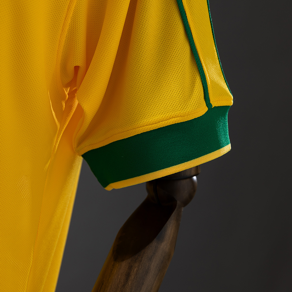 Brazil 1998 Home Retro Jersey – Replica Football Soccer Shirt – S–2XL